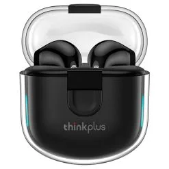 Lenovo Thinkplus LP12 TWS Headphones HiFi Stereo Touch Bluetooth Earphone Noise Canceling Earbuds With Dual Mic - Black