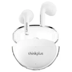 Lenovo Thinkplus LP80 Pro TWS Earphones Wireless Bluetooth Headphones Dynamic Low Latency Gaming Sports Earbuds - White