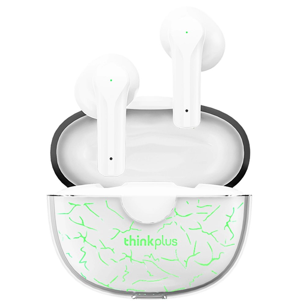 Lenovo Thinkplus XT95Pro TWS V5.1 Noise Cancelling Music Game Headset Wireless Luminous Version Earphones White 3 Lenovo Thinkplus XT95Pro TWS V5.1 Noise Cancelling Music Game Headset Wireless Luminous Version Earphones White