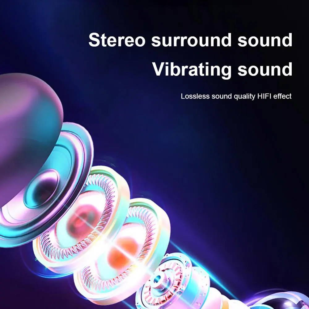 M10 TWS Wireless Gaming Headset 40ms Low Latency Bluetooth 5.0 Sports Waterproof Noise Cancelling Headphones - Black 6 M10 TWS Wireless Gaming Headset 40ms Low Latency Bluetooth 5.0 Sports Waterproof Noise Cancelling Headphones - Black - Image 4