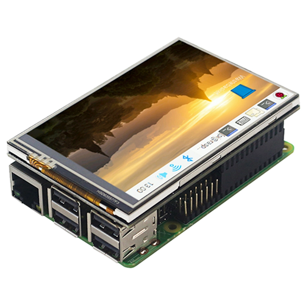 3.5 Inch Raspberry Pi 3 Model B Touch Screen With 480*320 LCD Display, Touch Pen, For Raspberry Pi 4 Model B/3B+/3B, Black 4 3.5 Inch Raspberry Pi 3 Model B Touch Screen With 480*320 LCD Display, Touch Pen, For Raspberry Pi 4 Model B/3B+/3B, Black - Image 2