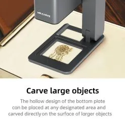 MR CARVE C1 Folding Laser Engraver, 10W Laser Power, Auto Focus, 0.05mm Engraving Accuracy, 600mm/s, 80*80mm, Wireless App Connection - US Plug 13 MR CARVE C1 Folding Laser Engraver, 10W Laser Power, Auto Focus, 0.05mm Engraving Accuracy, 600mm/s, 80*80mm, Wireless App Connection - US Plug -Headphones & Earphones shop MR CARVE C1 Folding Laser Engraver US Plug 518922 2