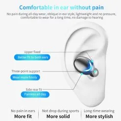 Makibes F9-8 TWS Headphones In-ear BT5.0 Stereo Touch Control Waterproof Sports Earbuds Free Binaural Call -Headphones & Earphones shop Makibes F9 8 TWS Headphones In ear BT5 1 Stereo 501182 2