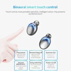 Makibes F9-8 TWS Headphones In-ear BT5.0 Stereo Touch Control Waterproof Sports Earbuds Free Binaural Call -Headphones & Earphones shop Makibes F9 8 TWS Headphones In ear BT5 1 Stereo 501182 3