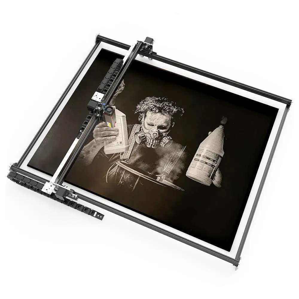 NEJE 3 MAX 11W+ Laser Engraver Cutter, E40 Laser Module, 0.06x0.06mm Fixed Focus, Built-in Air Assist, NEJE WIN Software, Android App Control, Engraving Size 460*810mm, Expandable To 810*1030mm 5 NEJE 3 MAX 11W+ Laser Engraver Cutter, E40 Laser Module, 0.06x0.06mm Fixed Focus, Built-in Air Assist, NEJE WIN Software, Android App Control, Engraving Size 460*810mm, Expandable To 810*1030mm - Image 3