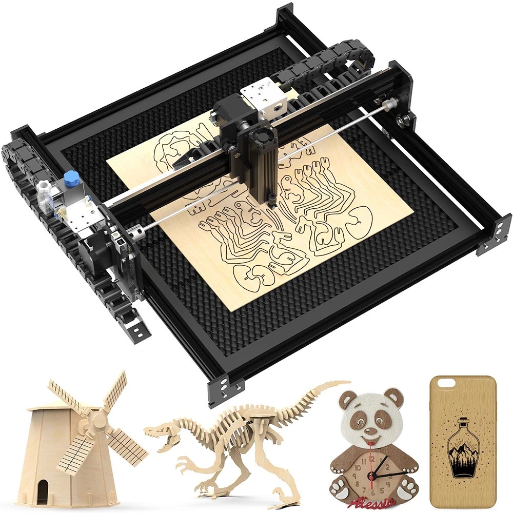NEJE 3 Pro E30130 5.5W Laser Engraver Cutter, H4944 Honeycomb Panel, 100% Pre-assembled, Auto Air Assist, APP Control, 0.06mm Compressed Spot, 0.01mm Precision, 1000mm/s, Engraving Size 400*410mm, Expandable To 400*1030mm 3 NEJE 3 Pro E30130 5.5W Laser Engraver Cutter, H4944 Honeycomb Panel, 100% Pre-assembled, Auto Air Assist, APP Control, 0.06mm Compressed Spot, 0.01mm Precision, 1000mm/s, Engraving Size 400*410mm, Expandable To 400*1030mm