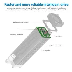 NEJE E30130 5.5-7.5W Laser Module Kit 2, Built-in Air Assist, 0.06*0.06mm Focus Spot, 20mm Fixed Focus -Headphones & Earphones shop NEJE E30130 Optical Compressio Spots Fixed Foucs Laser Module Kit 500221 4