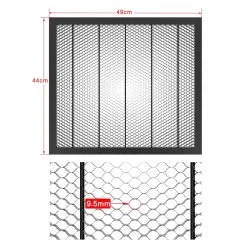 NEJE H4944 Honeycomb Panels 490x440 Mm, CNC Laser Cutter Engraver Working Table Laser Bed Milling Machine Master 2S Plus -Headphones & Earphones shop NEJE H4944 Honeycomb Panels 490x440mm 501436 2