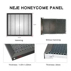 NEJE H4944 Honeycomb Panels 490x440 Mm, CNC Laser Cutter Engraver Working Table Laser Bed Milling Machine Master 2S Plus -Headphones & Earphones shop NEJE H4944 Honeycomb Panels 490x440mm 501436 3