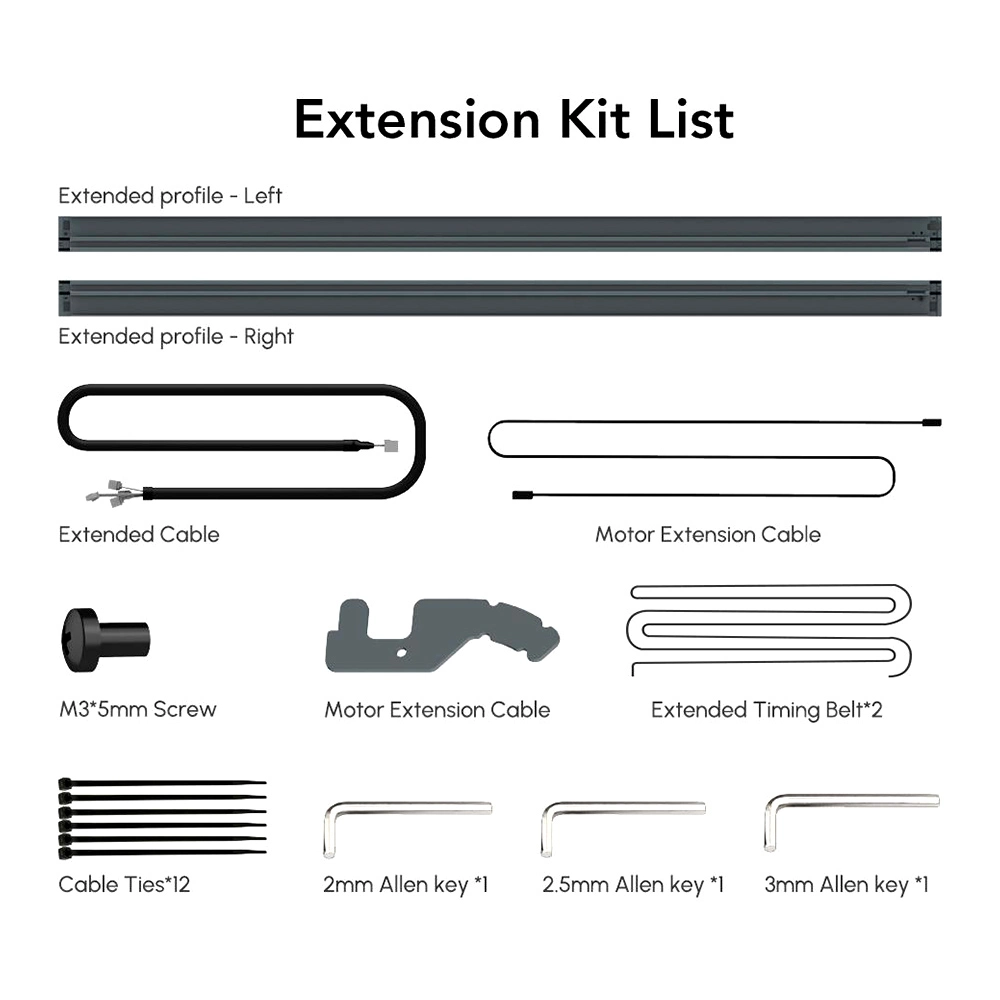 ORTUR ETK2.0 Extension Kit For Laser Master 3, Expandable To 850*400mm 4 ORTUR ETK2.0 Extension Kit For Laser Master 3, Expandable To 850*400mm - Image 2