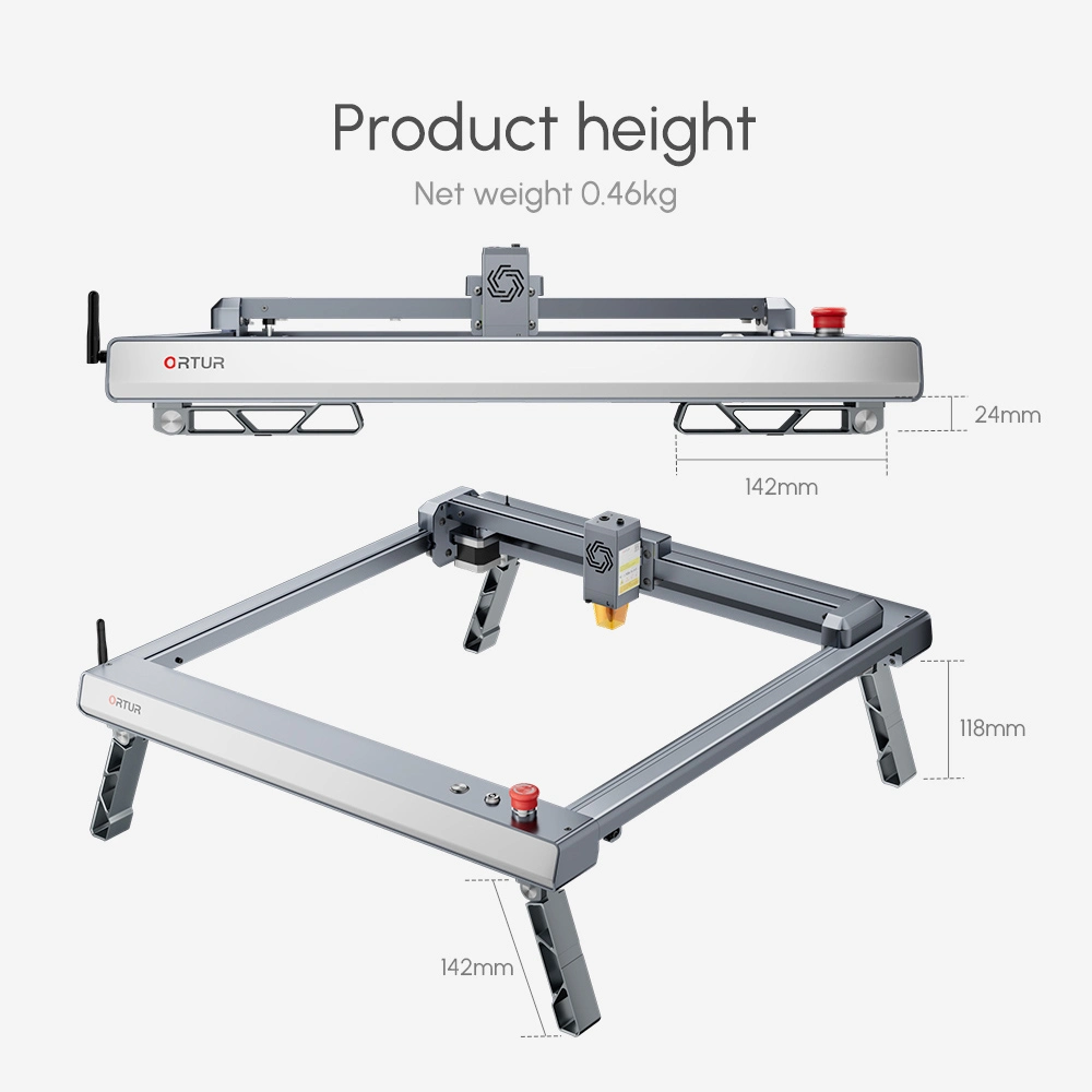 ORTUR FFT1.0 Foldable Feet For ORTUR Laser Master 3 Laser Engraver, 4Pcs 8 ORTUR FFT1.0 Foldable Feet For ORTUR Laser Master 3 Laser Engraver, 4Pcs - Image 6