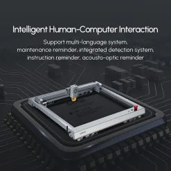 ORTUR Laser Master 3 10W Laser Engraver Cutter, 20,000mm/min, 0.05x0.1mm Focus Spot, LU2-10A Laser Module, Cuts 30mm Acrylic, Emergency Stop, Child Lock, Built-in WiFi, Engraving Area 400mmx400mm, UK Plug -Headphones & Earphones shop ORTUR Laser Master 3 10W Laser Engraver Cutter 509052 5