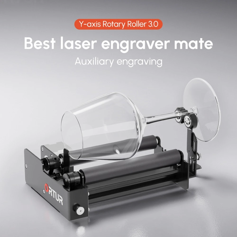 ORTUR YRR3.0 Y-Axis Rotary Roller, Engrave On Cylindrical Objects, Goblets, Rods 7 ORTUR YRR3.0 Y-Axis Rotary Roller, Engrave On Cylindrical Objects, Goblets, Rods - Image 5