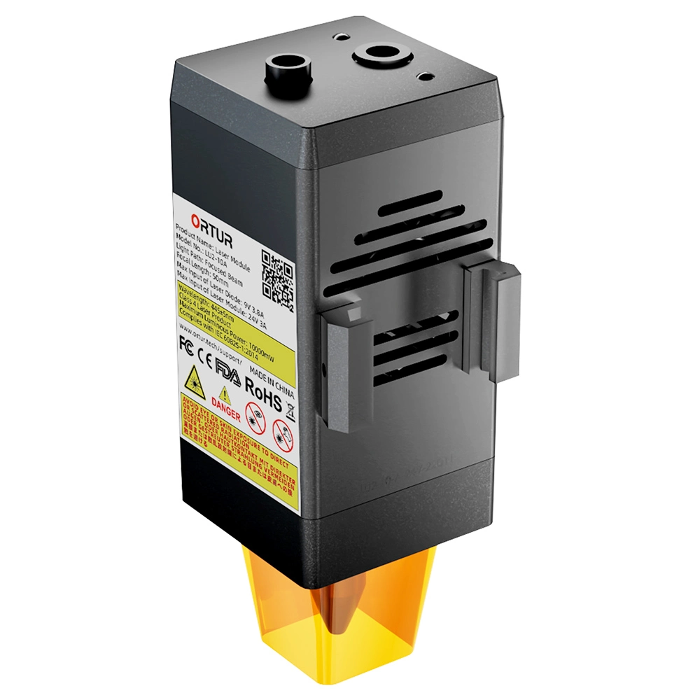 ORTUR LU2-10A 10W Laser Module, 0.07*0.06mm Compressed Spot, Fixed Focus, Air Assist Interface 3 ORTUR LU2-10A 10W Laser Module, 0.07*0.06mm Compressed Spot, Fixed Focus, Air Assist Interface