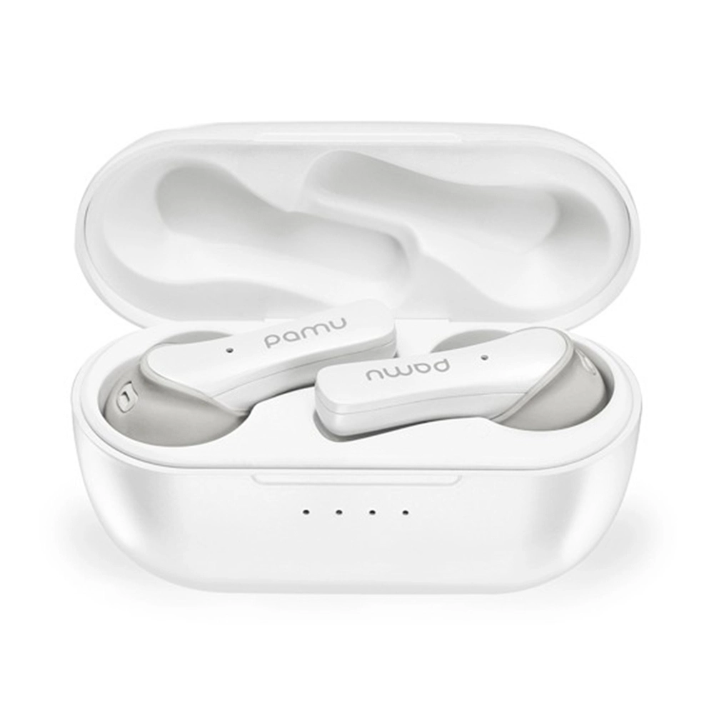 PaMu Slide Mini Qualcomm QCC3020 TWS Earbuds Wireless Charging Type-C SBC/AAC/ AptX TWS IPX6 Water Resistant 30H Standby - White 3 PaMu Slide Mini Qualcomm QCC3020 TWS Earbuds Wireless Charging Type-C SBC/AAC/ AptX TWS IPX6 Water Resistant 30H Standby - White