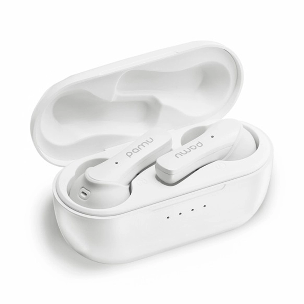 PaMu Slide Mini Qualcomm QCC3020 TWS Earbuds Wireless Charging Type-C SBC/AAC/ AptX TWS IPX6 Water Resistant 30H Standby - White 6 PaMu Slide Mini Qualcomm QCC3020 TWS Earbuds Wireless Charging Type-C SBC/AAC/ AptX TWS IPX6 Water Resistant 30H Standby - White - Image 4