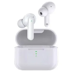 QCY T11 Hifi Dynamic Armature TWS Earbuds With 4 Mics Noise Isolation Quick Charge APP Control- White