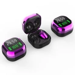 S6 Plus Bluetooth 5.1 TWS Earphones With LED Display JIELI 6963 - Purple -Headphones & Earphones shop S6 Plus Bluetooth 5 1 TWS Earphones Purple 426703 2