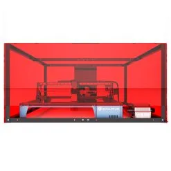 SCULPFUN Laser Engraver Smoke Exhaust Box, 720*720*360mm, 10000r/min High Speed Fan -Headphones & Earphones shop SCULPFUN 720x720x360mm Laser Engraving Machine Enclosure Red 512839 3