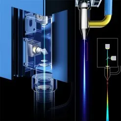 SCULPFUN S30 Pro 10W Laser Engraver Cutter, Automatic Air-assist, 0.06*0.08mm Laser Focus, 32-bit Motherboard, Replaceable Lens, Engraving Size 410*400mm, Expandable To 935*905mm -Headphones & Earphones shop SCULPFUN S30 Pro 10W Laser Engraver Cutter 517192 4