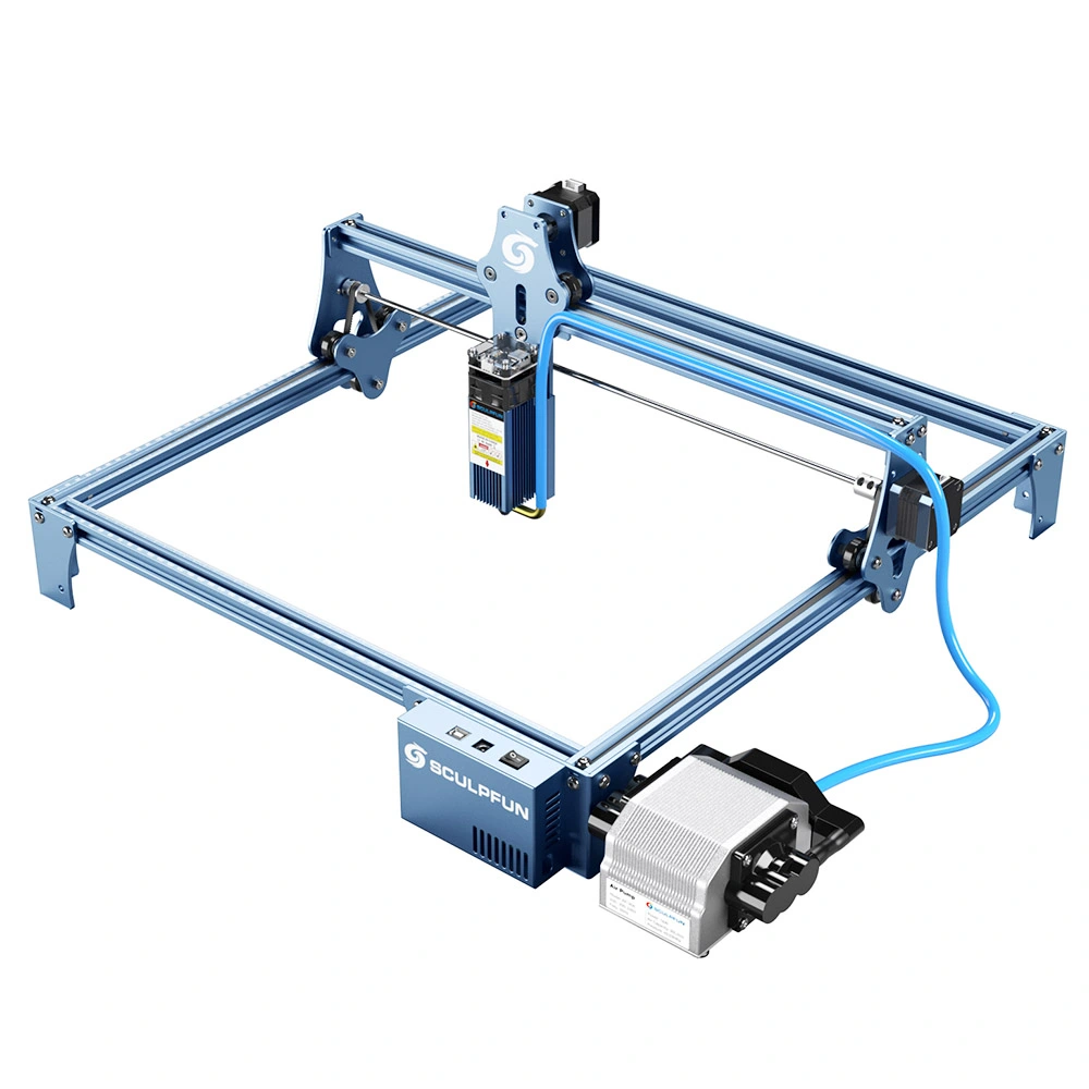 SCULPFUN S6 Pro / S9 / S10 Air Assist Nozzle Kit + UK Air Pump 220V 30L/min, Full Metal Structure 5 SCULPFUN S6 Pro / S9 / S10 Air Assist Nozzle Kit + UK Air Pump 220V 30L/min, Full Metal Structure - Image 3