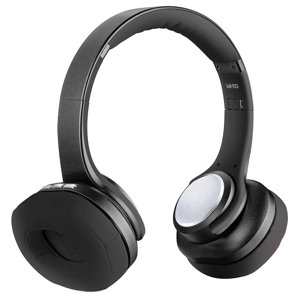 SODO MH10 2-in-1 Wireless Bluetooth On-Ear Headphone & Speaker, Built-in 3-EQ Foldable Headset With Mic - Black 4 SODO MH10 2-in-1 Wireless Bluetooth On-Ear Headphone & Speaker, Built-in 3-EQ Foldable Headset With Mic - Black - Image 2