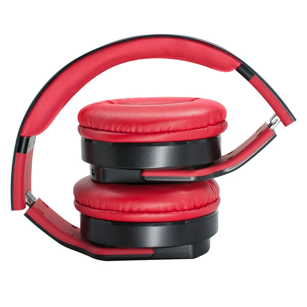 SODO MH2 Wireless Bluetooth Headset, Headphone & Speaker Modes, Support TF Card, FM - Red 8 SODO MH2 Wireless Bluetooth Headset, Headphone & Speaker Modes, Support TF Card, FM - Red - Image 6