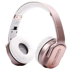 SODO MH2 Wireless Bluetooth Headset, Headphone & Speaker Modes, Support TF Card, FM - Rose Gold