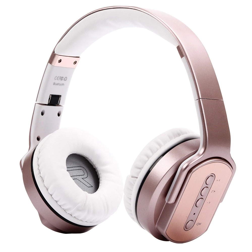 SODO MH2 Wireless Bluetooth Headset, Headphone & Speaker Modes, Support TF Card, FM - Rose Gold 3 SODO MH2 Wireless Bluetooth Headset, Headphone & Speaker Modes, Support TF Card, FM - Rose Gold