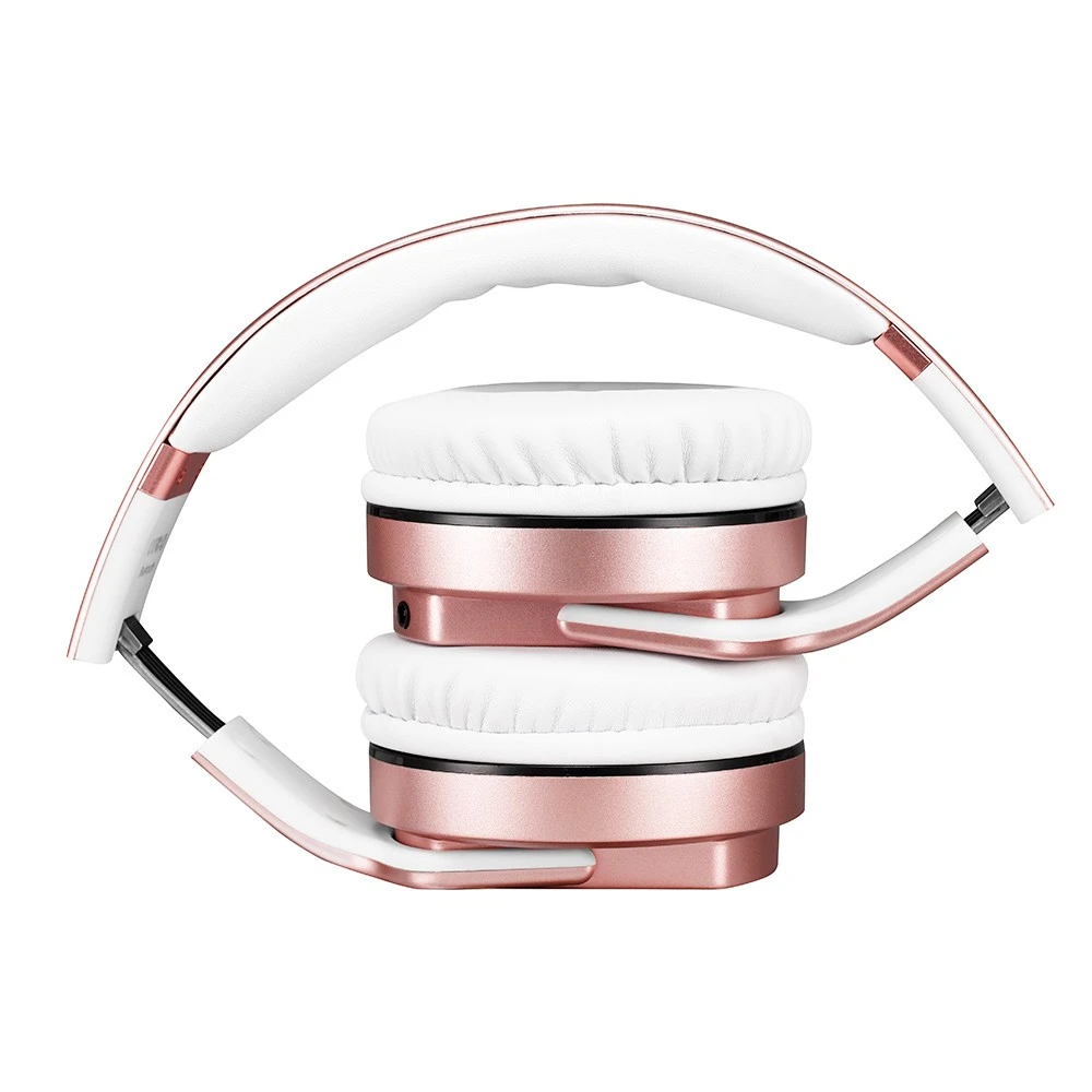 SODO MH2 Wireless Bluetooth Headset, Headphone & Speaker Modes, Support TF Card, FM - Rose Gold 5 SODO MH2 Wireless Bluetooth Headset, Headphone & Speaker Modes, Support TF Card, FM - Rose Gold - Image 3