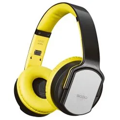 SODO MH2 Wireless Bluetooth Headset, Headphone & Speaker Modes, Support TF Card, FM - Yellow