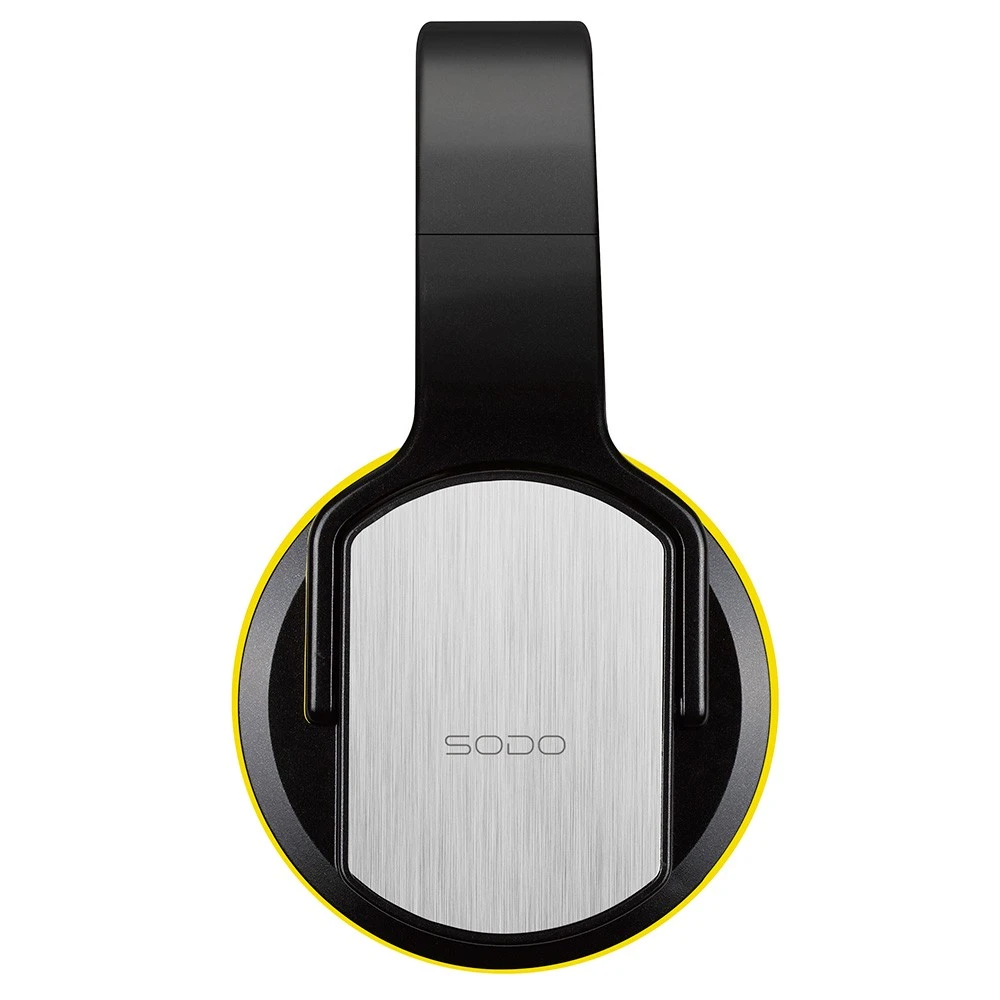 SODO MH2 Wireless Bluetooth Headset, Headphone & Speaker Modes, Support TF Card, FM - Yellow 8 SODO MH2 Wireless Bluetooth Headset, Headphone & Speaker Modes, Support TF Card, FM - Yellow - Image 6