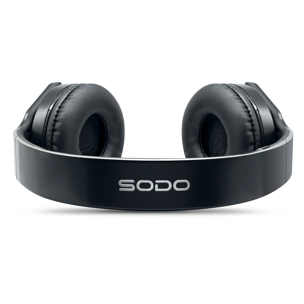 SODO MH3 2-in-1 Wireless Bluetooth On-Ear Headphone And Twist Out Bluetooth Speaker, Bluetooth 5.1 Support TF Card - Black 5 SODO MH3 2-in-1 Wireless Bluetooth On-Ear Headphone And Twist Out Bluetooth Speaker, Bluetooth 5.1 Support TF Card - Black - Image 3