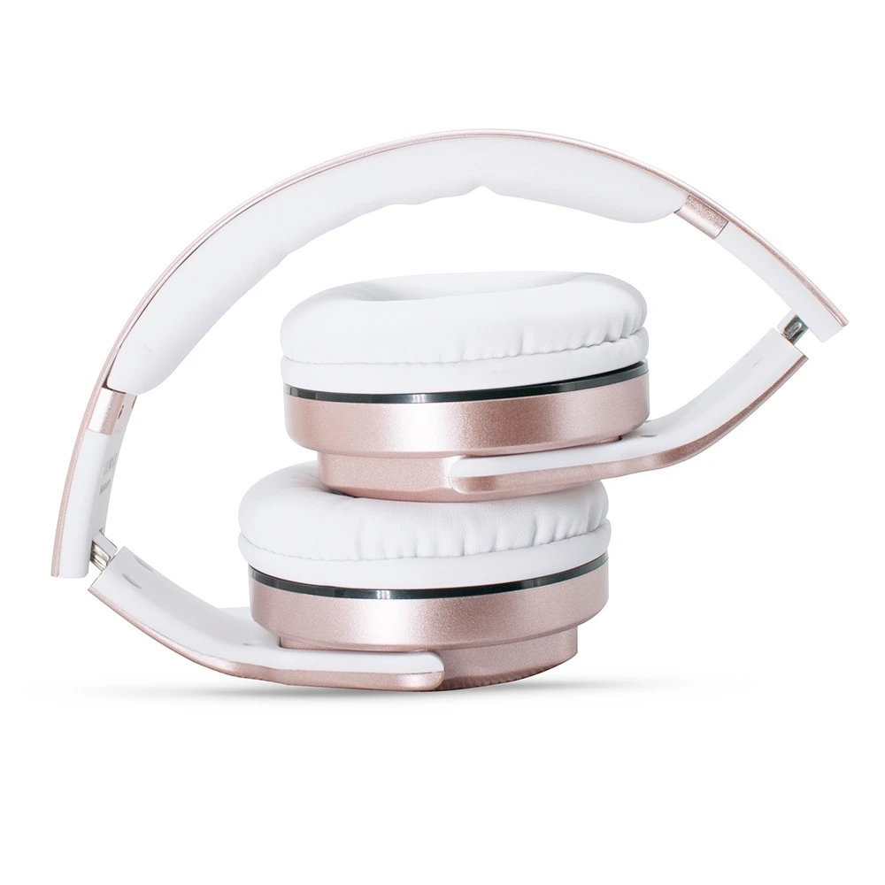SODO MH3 2-in-1 Wireless Bluetooth On-Ear Headphone And Twist Out Bluetooth Speaker, Bluetooth 5.1 Support TF Card - Rose Gold 6 SODO MH3 2-in-1 Wireless Bluetooth On-Ear Headphone And Twist Out Bluetooth Speaker, Bluetooth 5.1 Support TF Card - Rose Gold - Image 4