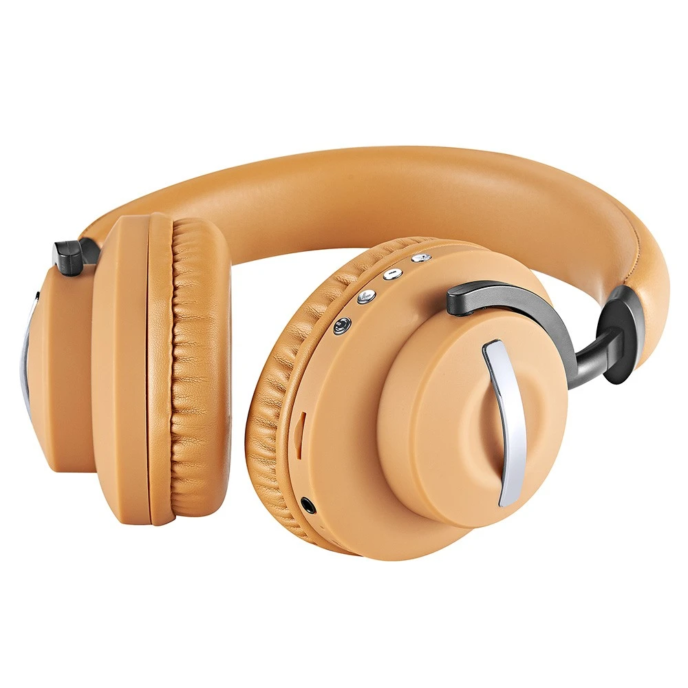SODO SD-1006 Bluetooth Headset, Bluetooth 5.1, Support TF Card FM Radio - Brown 4 SODO SD-1006 Bluetooth Headset, Bluetooth 5.1, Support TF Card FM Radio - Brown - Image 2