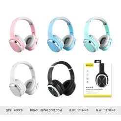 SODO SD-1012 TWS Music Headset Bluetooth 5.1 Chip High Fidelity Sound Quality Foldable Headset Support TF Card - White -Headphones & Earphones shop SODO SD 1012 TWS Music Headset White 518955 2