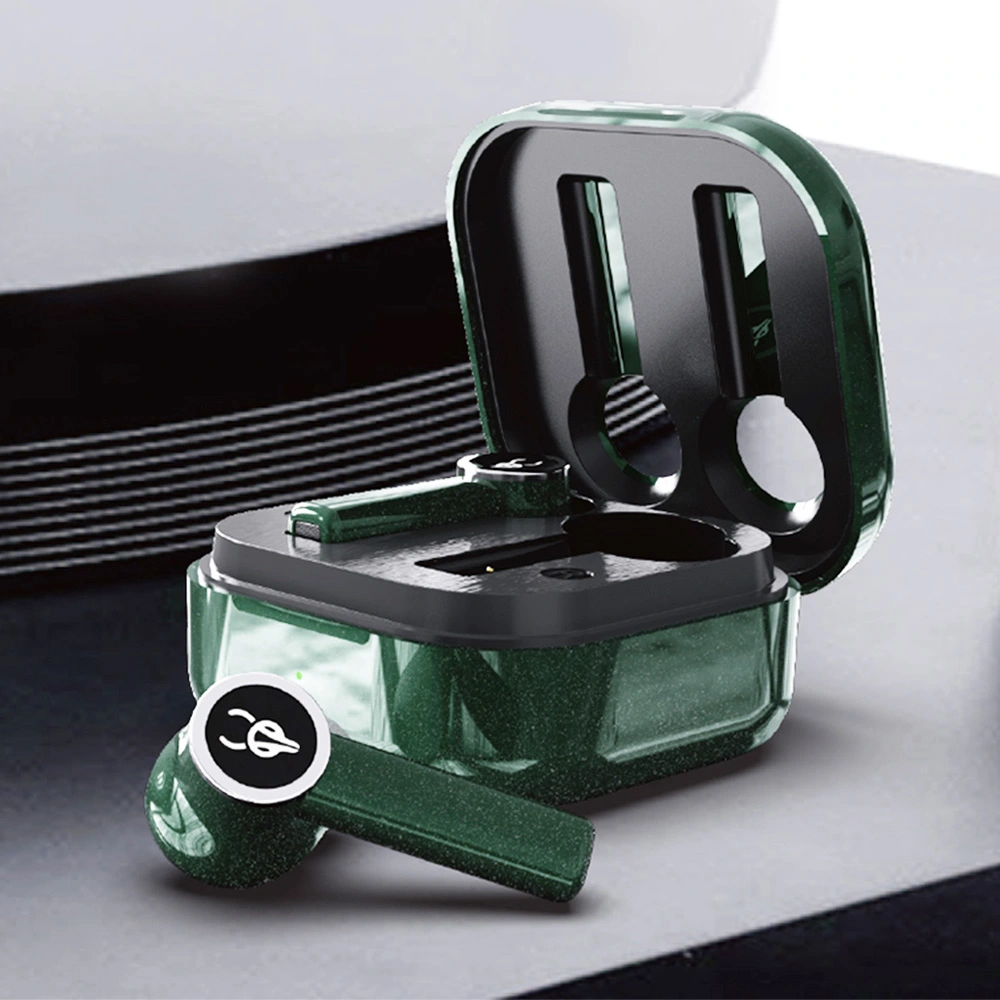 Sabbat E18 TWS Earbuds Wireless Bluetooth 5.2 Music And Gaming Earphone - Aurora Green 4 Sabbat E18 TWS Earbuds Wireless Bluetooth 5.2 Music And Gaming Earphone - Aurora Green - Image 2