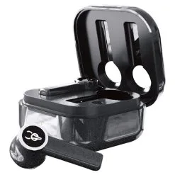 Sabbat E18 TWS Earbuds Wireless Bluetooth 5.2 Music And Gaming Earphone - Dark Black