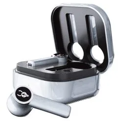 Sabbat E18 TWS Earbuds Wireless Bluetooth 5.2 Music And Gaming Earphone - Moonlight Silver