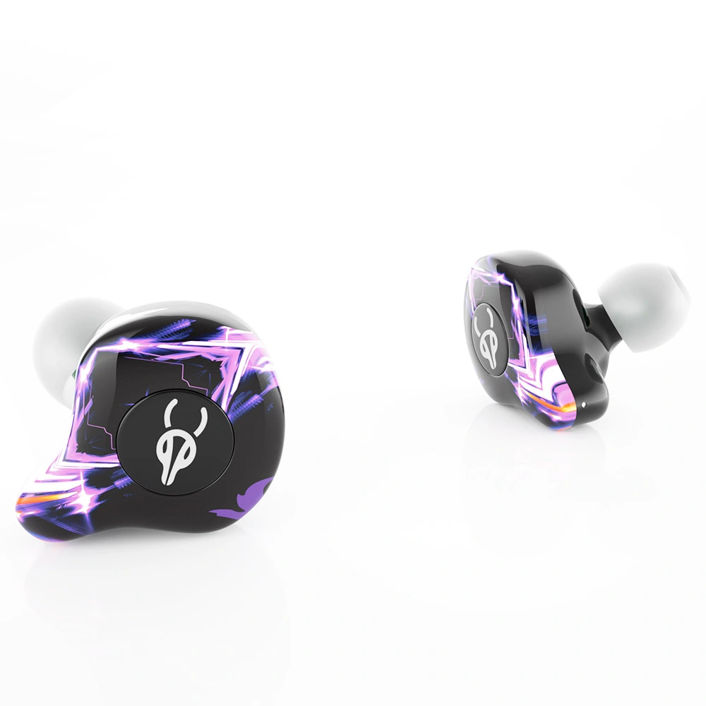 Sabbat G12 Elite TWS Wireless Bluetooth Headphones Gaming Music Dual Modes Noise Reduction Earphones With Mic - Purple 6 Sabbat G12 Elite TWS Wireless Bluetooth Headphones Gaming Music Dual Modes Noise Reduction Earphones With Mic - Purple - Image 4