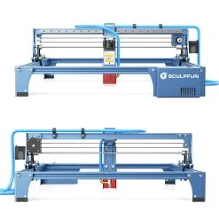 SCULPFUN S10 10W Laser Engraver Cutter, 0.08mm High Precision, High Speed Air Assist, 32Bit Motherboard, Upgraded Linear Rail Slide, Full-Metal CNC, Engraving Area 410*400mm -Headphones & Earphones shop Sculpfun S10 Laser Engraver 500429 2 1
