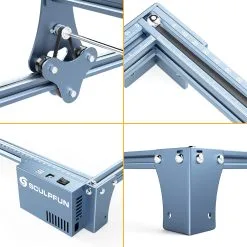 SCULPFUN S9 5.5W Laser Engraver, 0.06mm Ultra-Fine Compressed Spot, Diode Laser, 0.08mm High Precision, Cut 15mm Thick Wood 10mm Acrylic, Fixed Focus, Engraving Area 410*420mm 11 SCULPFUN S9 5.5W Laser Engraver, 0.06mm Ultra-Fine Compressed Spot, Diode Laser, 0.08mm High Precision, Cut 15mm Thick Wood 10mm Acrylic, Fixed Focus, Engraving Area 410*420mm -Headphones & Earphones shop Sculpfun S9 Laser Engraver 496216 3