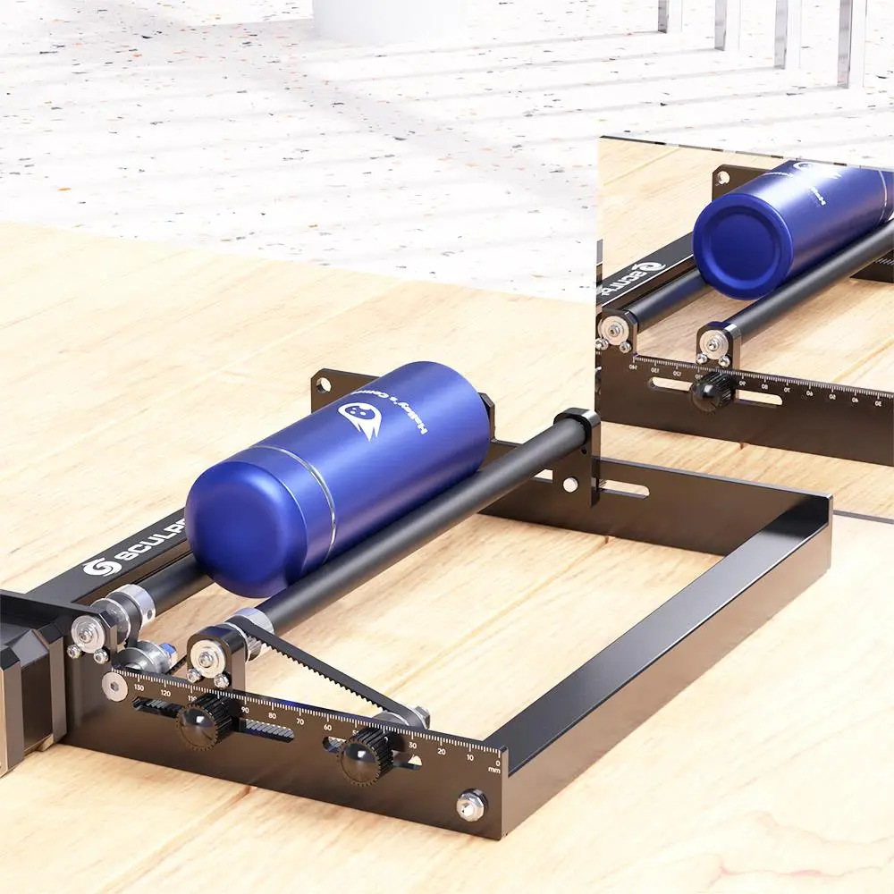 SCULPFUN Laser Rotary Roller Laser Engraver Y-axis Rotary With 360 Degree Rotating For Laser Engraving Cylindrical Objects Cans 7 SCULPFUN Laser Rotary Roller Laser Engraver Y-axis Rotary With 360 Degree Rotating For Laser Engraving Cylindrical Objects Cans - Image 5