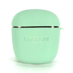 Soft Silicone Case For Tronsmart Onyx Ace Pro TWS Headphones Protective Box Shell - Green