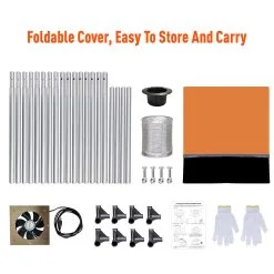 TEVOUP ACMER R10 Foldable Laser Engraver Enclosure With Air Outlet, Fireproof, Dustproof, 700*700*350mm 13 TEVOUP ACMER R10 Foldable Laser Engraver Enclosure With Air Outlet, Fireproof, Dustproof, 700*700*350mm -Headphones & Earphones shop TEVOUP ACMER R10 Laser Engraver Enclosure US Plug 517803 5