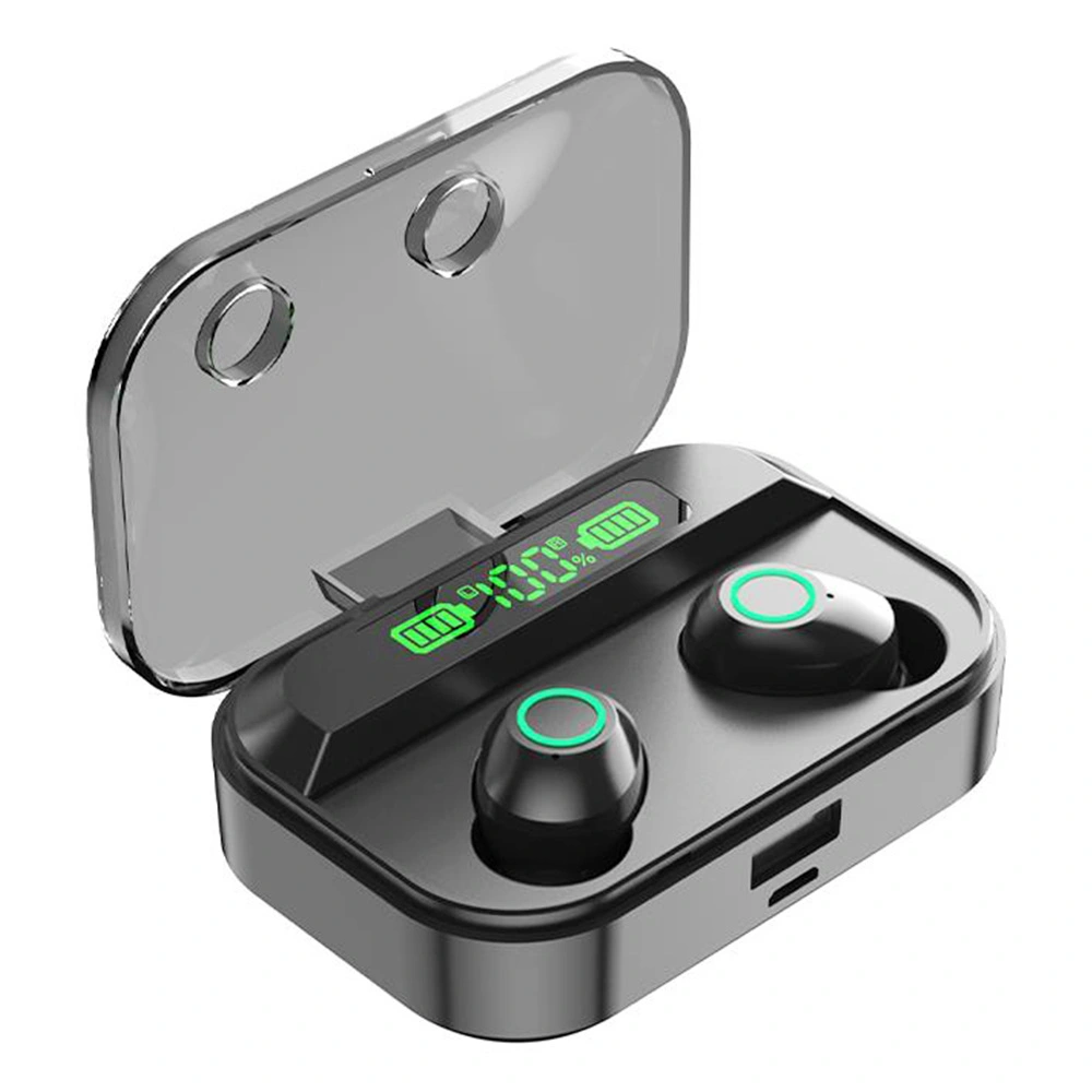 TG02 TWS Wireless Bluetooth 5.1 Sports 9D Stereo Headphones With Mic 3 TG02 TWS Wireless Bluetooth 5.1 Sports 9D Stereo Headphones With Mic