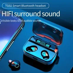 TG02 TWS Wireless Bluetooth 5.1 Sports 9D Stereo Headphones With Mic 8 TG02 TWS Wireless Bluetooth 5.1 Sports 9D Stereo Headphones With Mic -Headphones & Earphones shop TG02 TWS Wireless Bluetooth 5 1 Sports 9D Stereo Headphones with Mic 518229 2