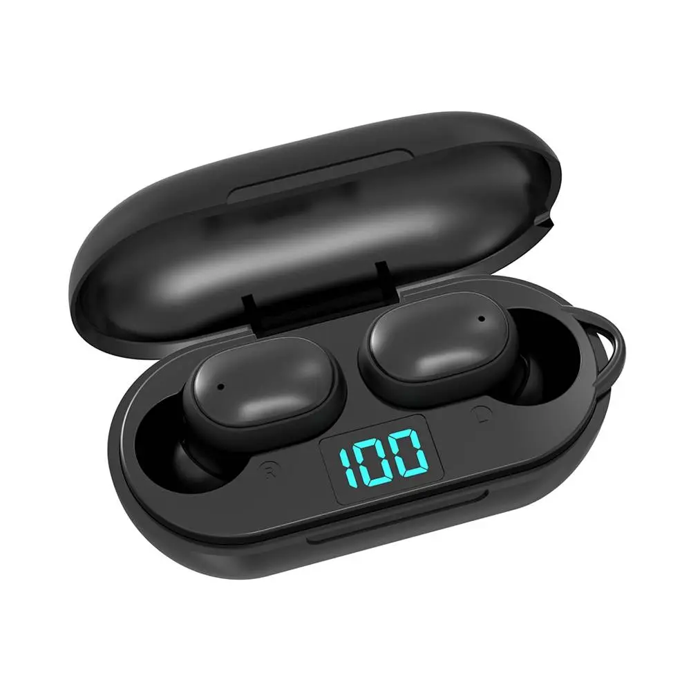 H6 True Wireless Bluetooth 5.0 Earphones Binaural Call Siri Power Display 220mAh Charging Box - Black 6 H6 True Wireless Bluetooth 5.0 Earphones Binaural Call Siri Power Display 220mAh Charging Box - Black - Image 4