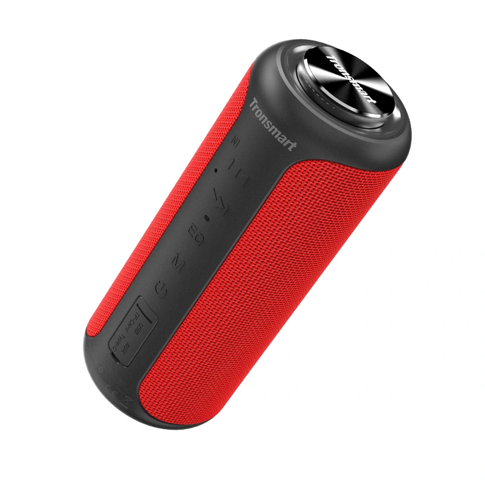 Tronsmart T6 Plus Upgraded Edition Bluetooth 5.0 40W Speaker NFC Connection 15 Hours Playtime IPX6 USB Charge Out - Red 4 Tronsmart T6 Plus Upgraded Edition Bluetooth 5.0 40W Speaker NFC Connection 15 Hours Playtime IPX6 USB Charge Out - Red - Image 2