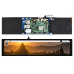 Waveshare 11.9inch Capacitive Touch Screen LCD, 320x1480, HDMI, IPS, With Toughened Glass Cover